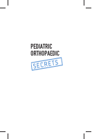 Pediatric Orthopaedic Secrets 3rd ed.pdf